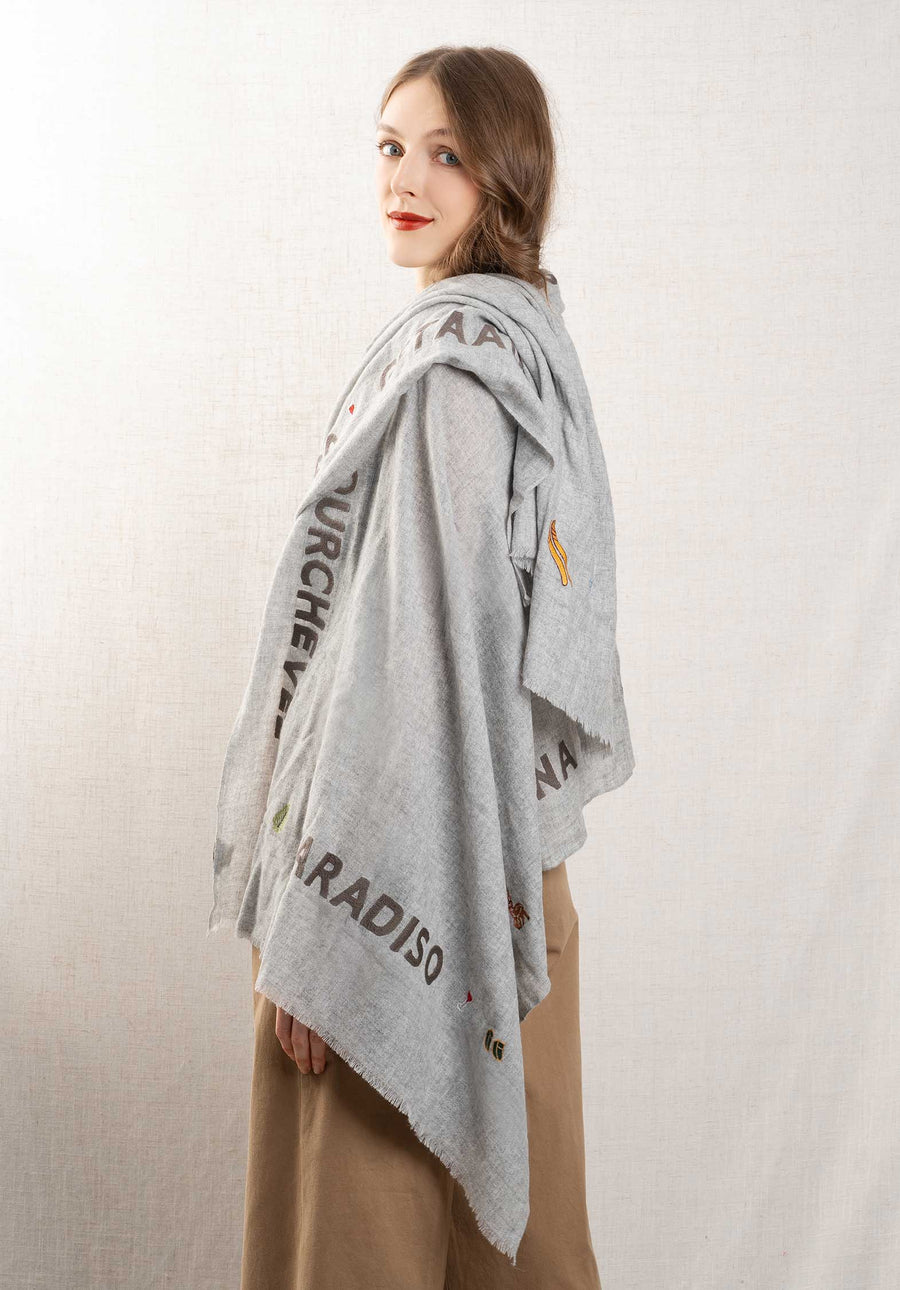 Scarf Paradiso Scarf Light-Grey