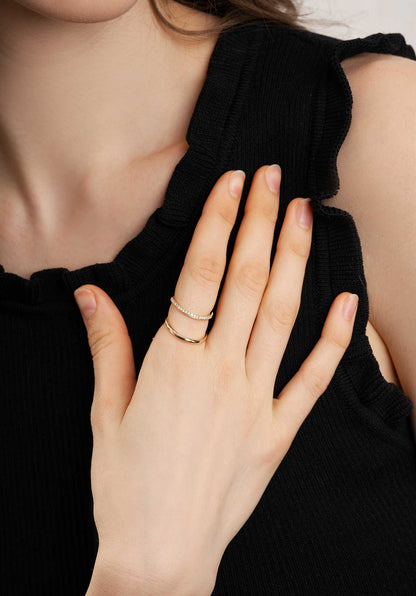 LES CLEIAS | Double Ring - Diamond