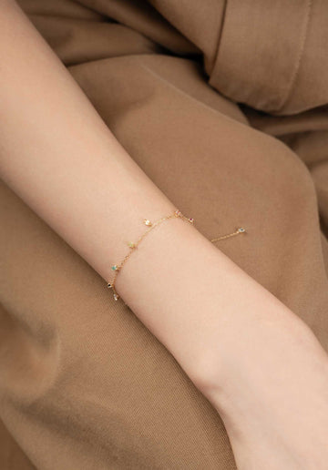 Bracelet Square Stone Bra Multi