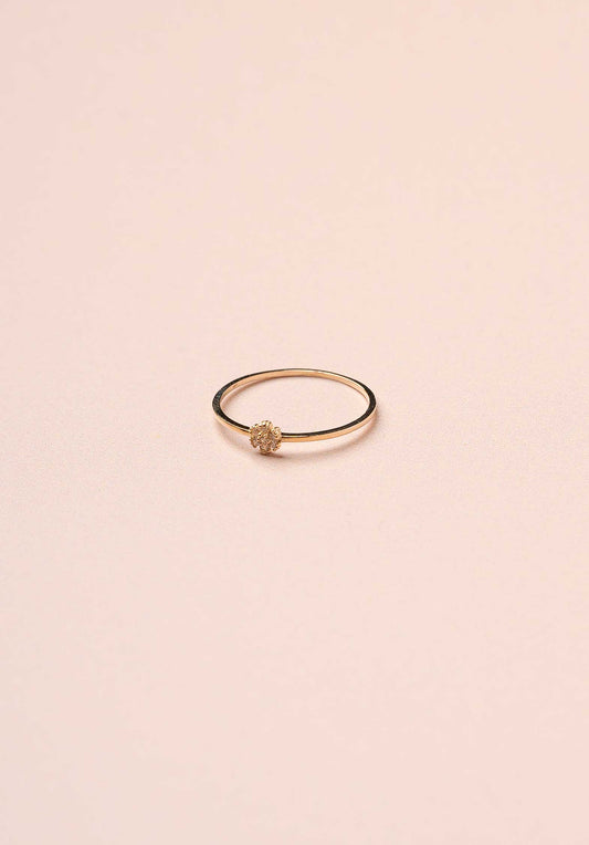 Ring Flower Ring Gold