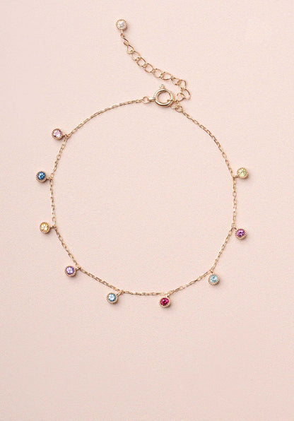 Bracelet Round Stone Brac Multi