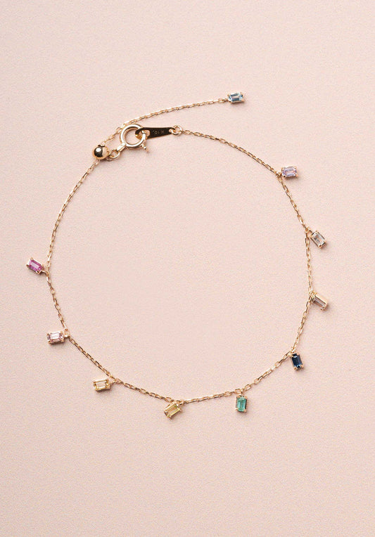 Bracelet Square Stone Bra Multi