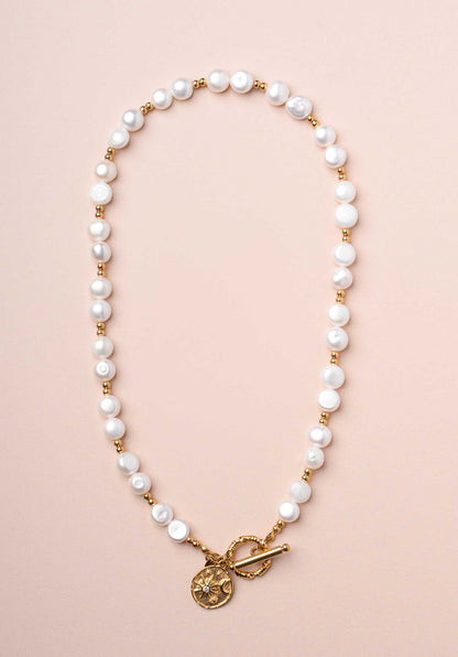 Necklace Celestia Pearl Pearl-Gold