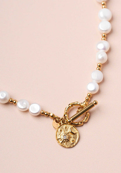 Necklace Celestia Pearl Pearl-Gold