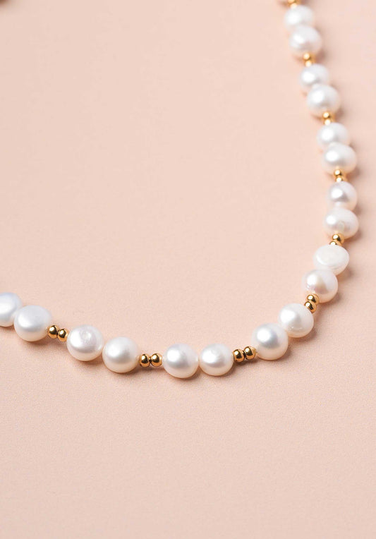 Necklace Celestia Pearl Pearl-Gold
