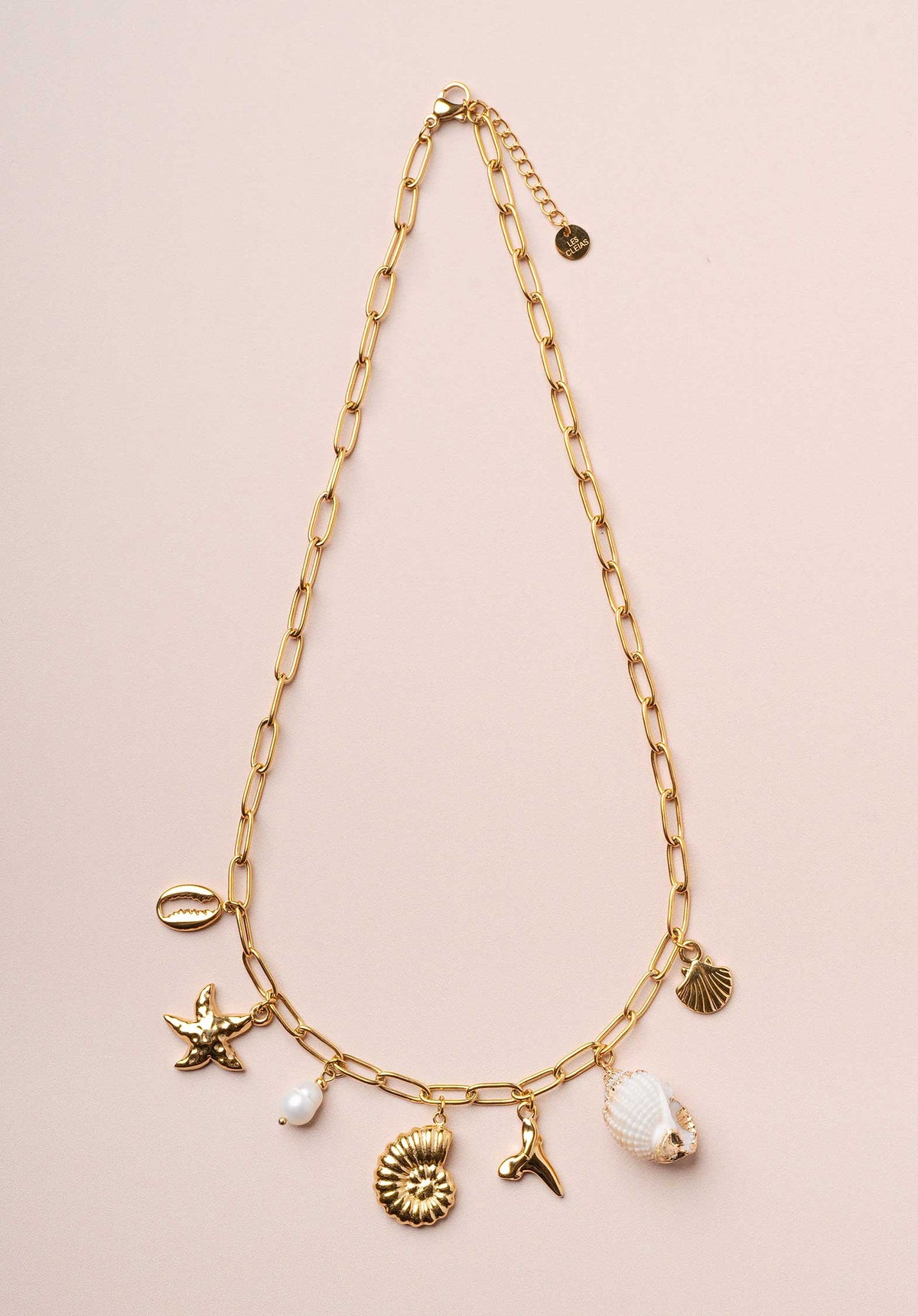 LES CLEIAS | Mareen Necklace - Plated Steel Gold