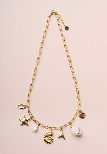 LES CLEIAS | Mareen Necklace - Plated Steel Gold