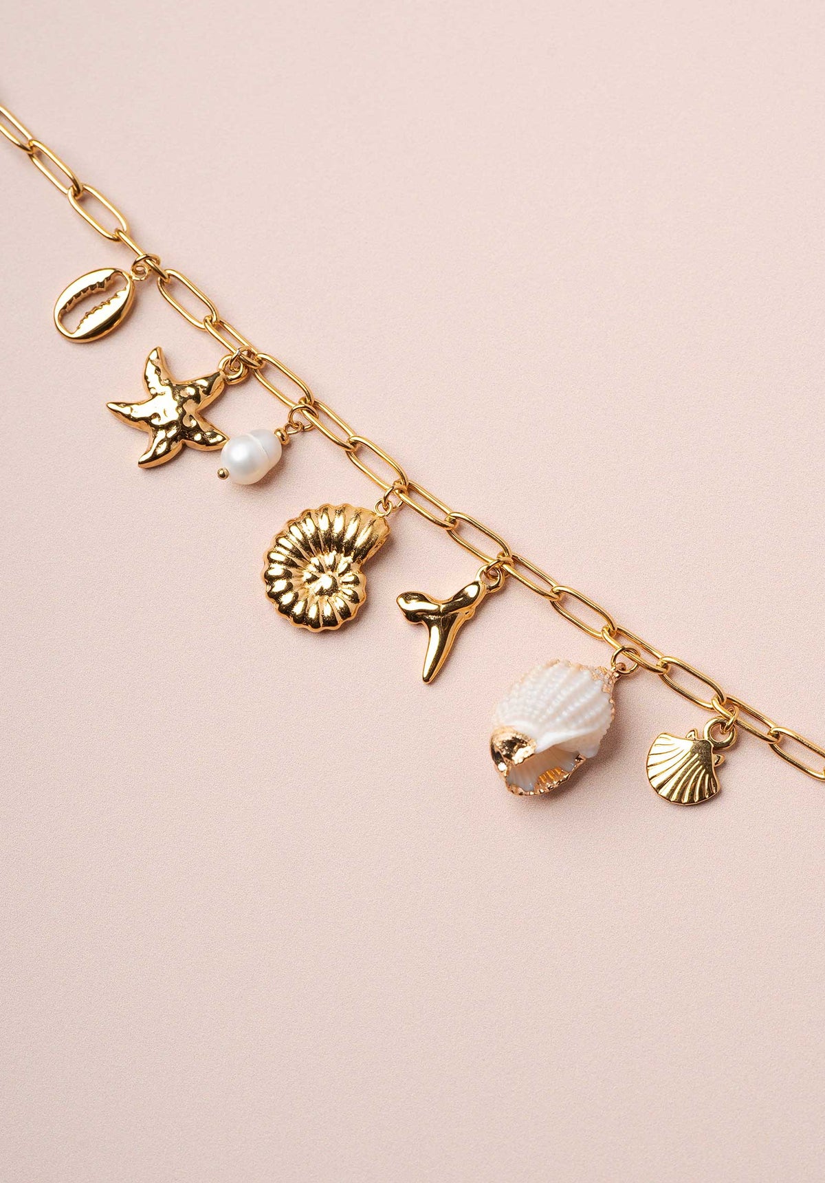 LES CLEIAS | Mareen Necklace - Plated Steel Gold