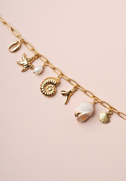 LES CLEIAS | Mareen Necklace - Plated Steel Gold