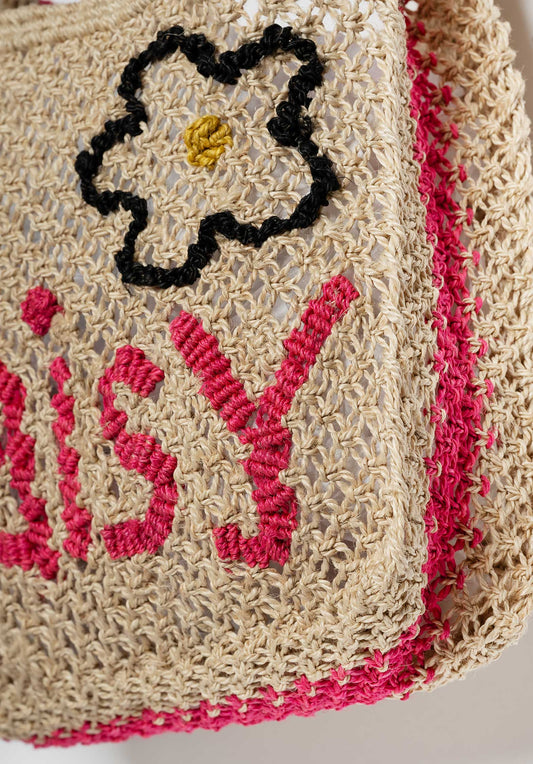 Beach Bag Cara Daisy Nat