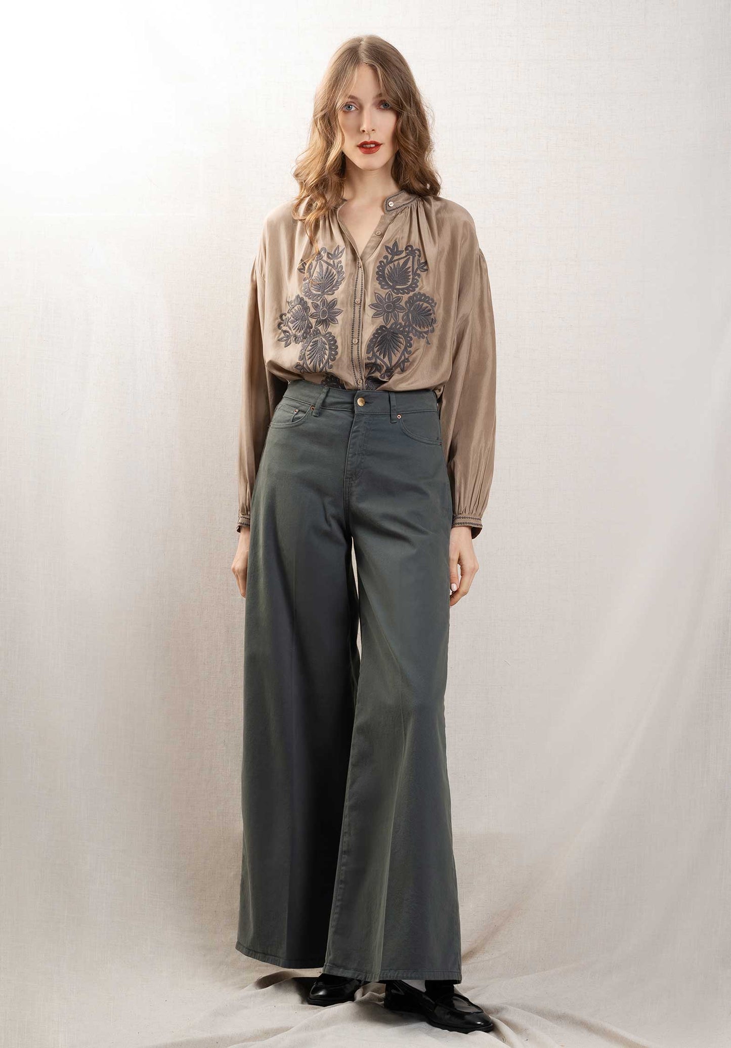 Jeans Serena Xg01 Dyed Grafite