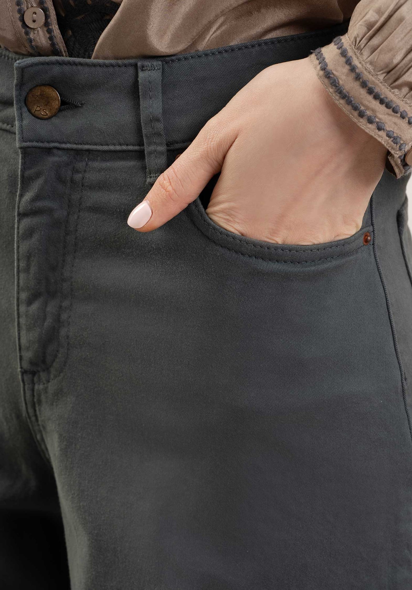 Jeans Serena Xg01 Dyed Grafite