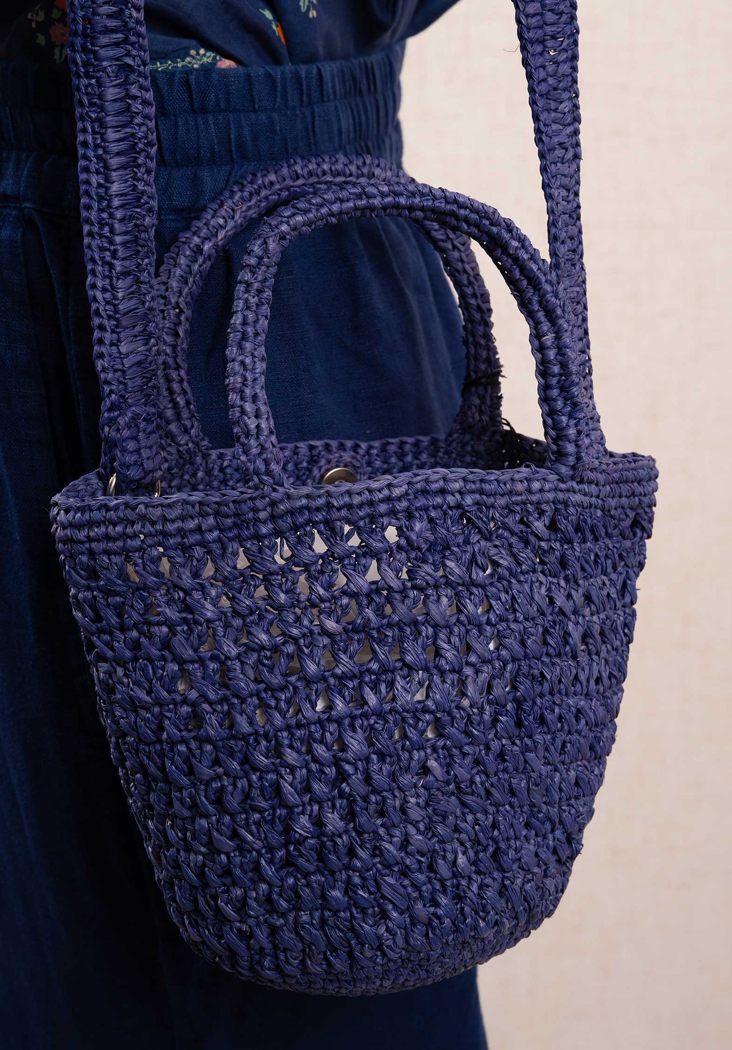 Raffia Alba-s Indigo