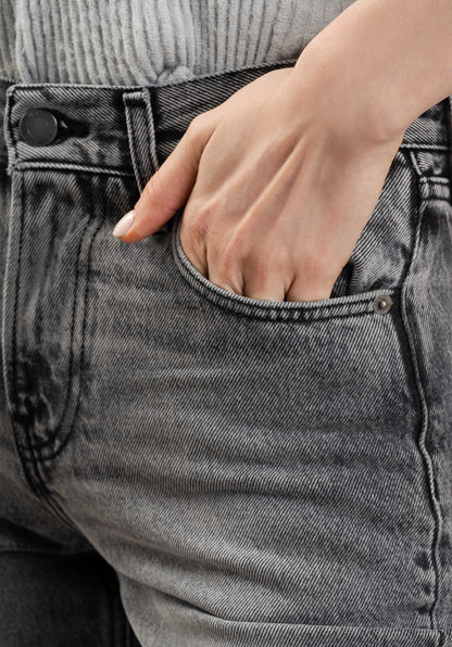 Jeans Flora Short Flanel-Grey