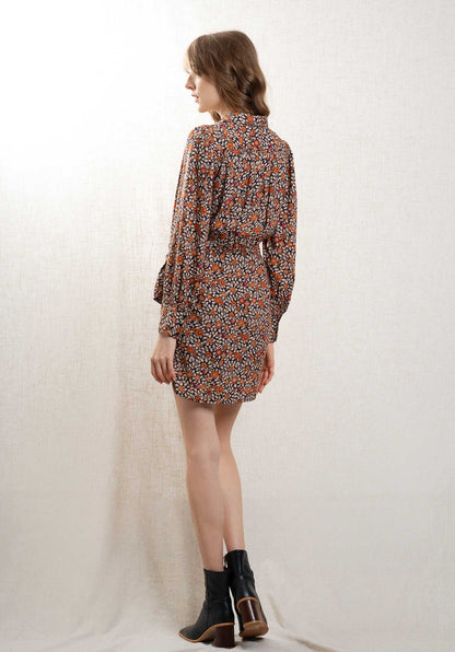 Dress Romance Madras Noir