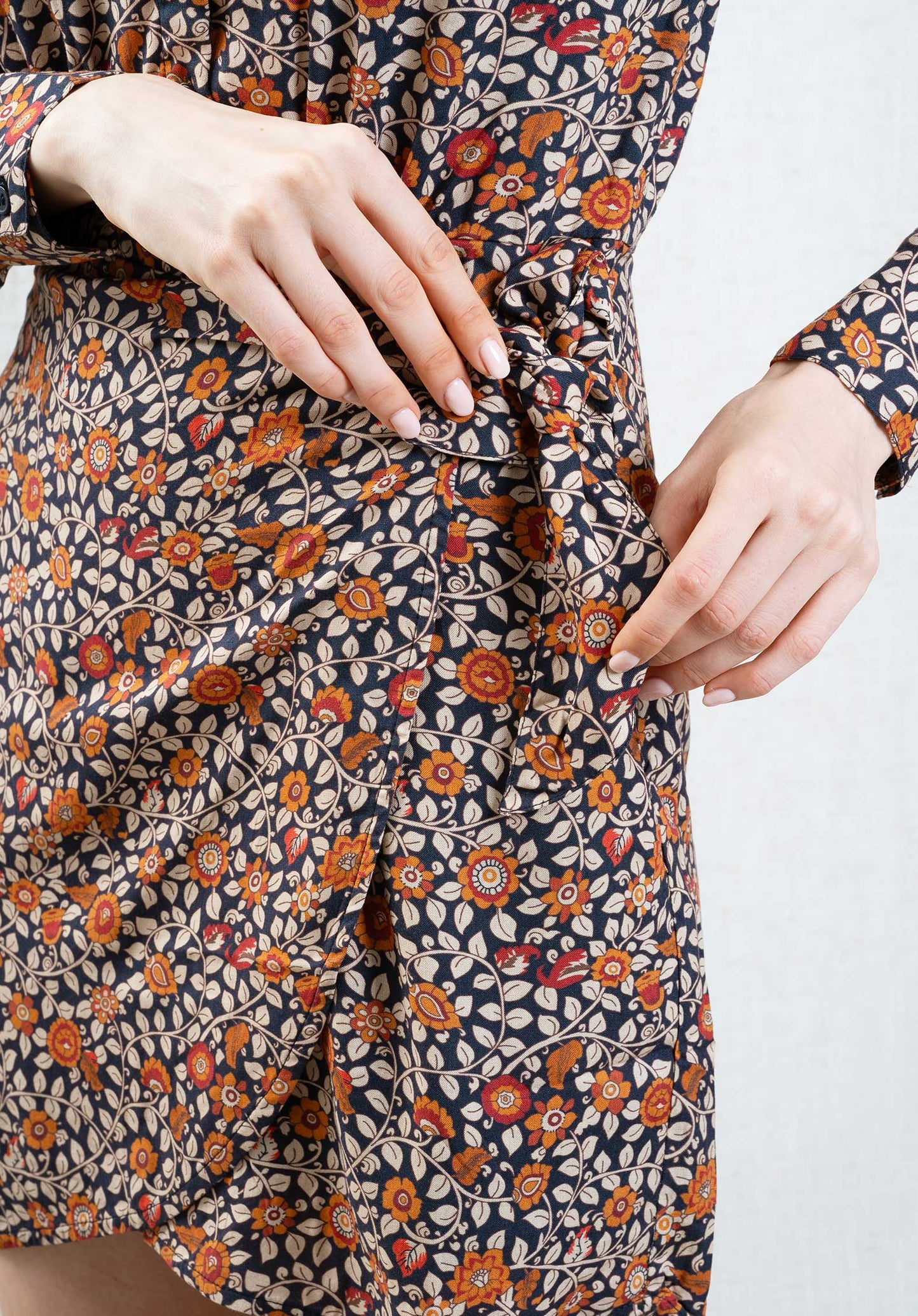 Dress Romance Madras Noir