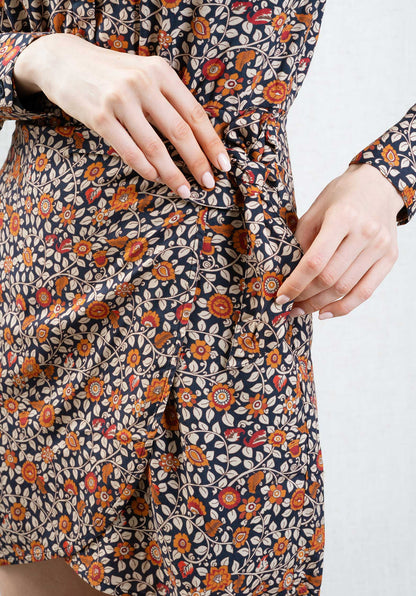 Dress Romance Madras Noir