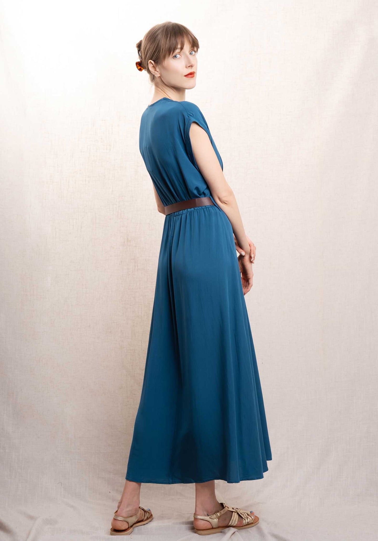 Dress Sc301 Blue