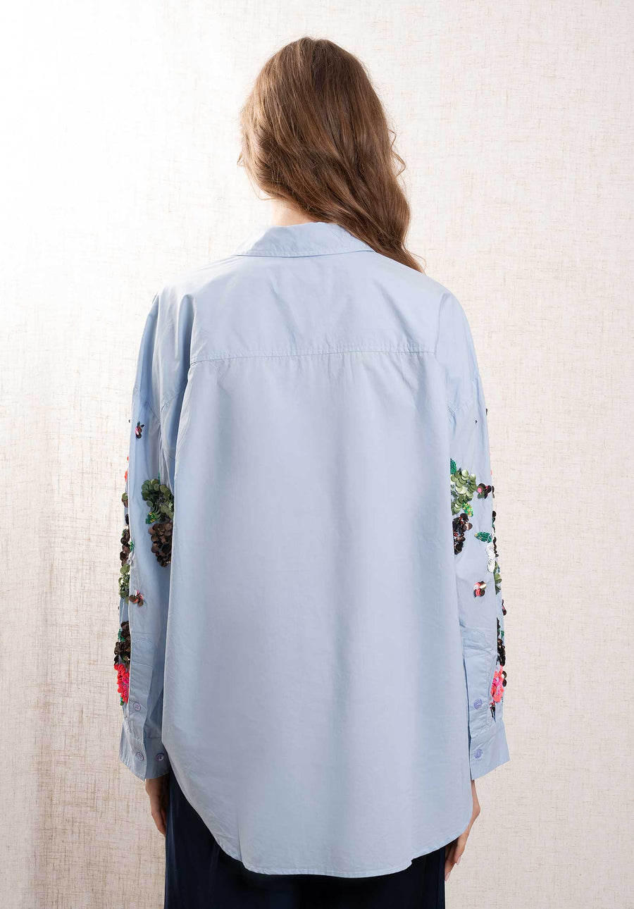 Blouse Gristle Blue-Monday