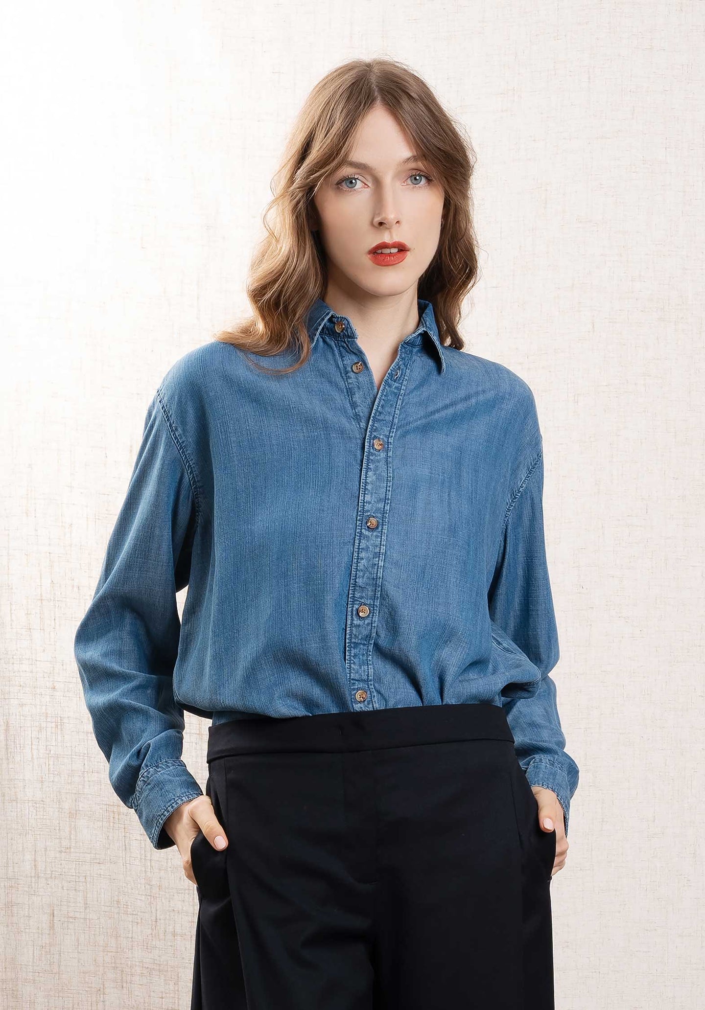 Denim Shirt Maria Azur