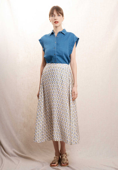 Denim Shirt Cara Bbcb616 02-Medium-Bleach