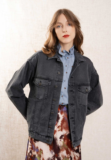 Denim Jacket 41646valter Grey