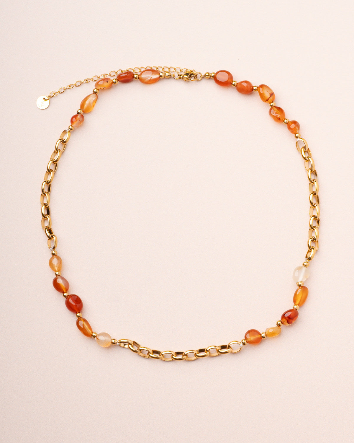 LES CLEIAS | Sophie Cornaline Necklace - Orange