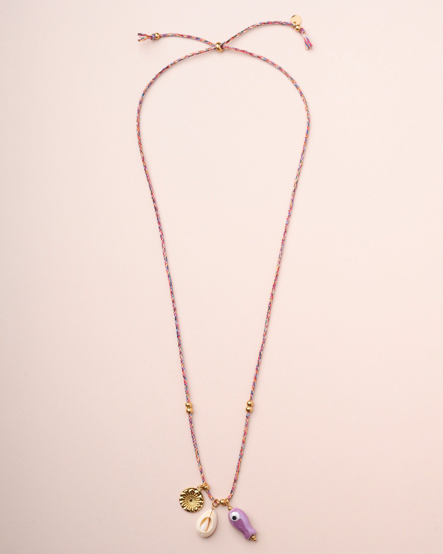 Necklace Carpe Necklace Purple-Ceramic-Fish