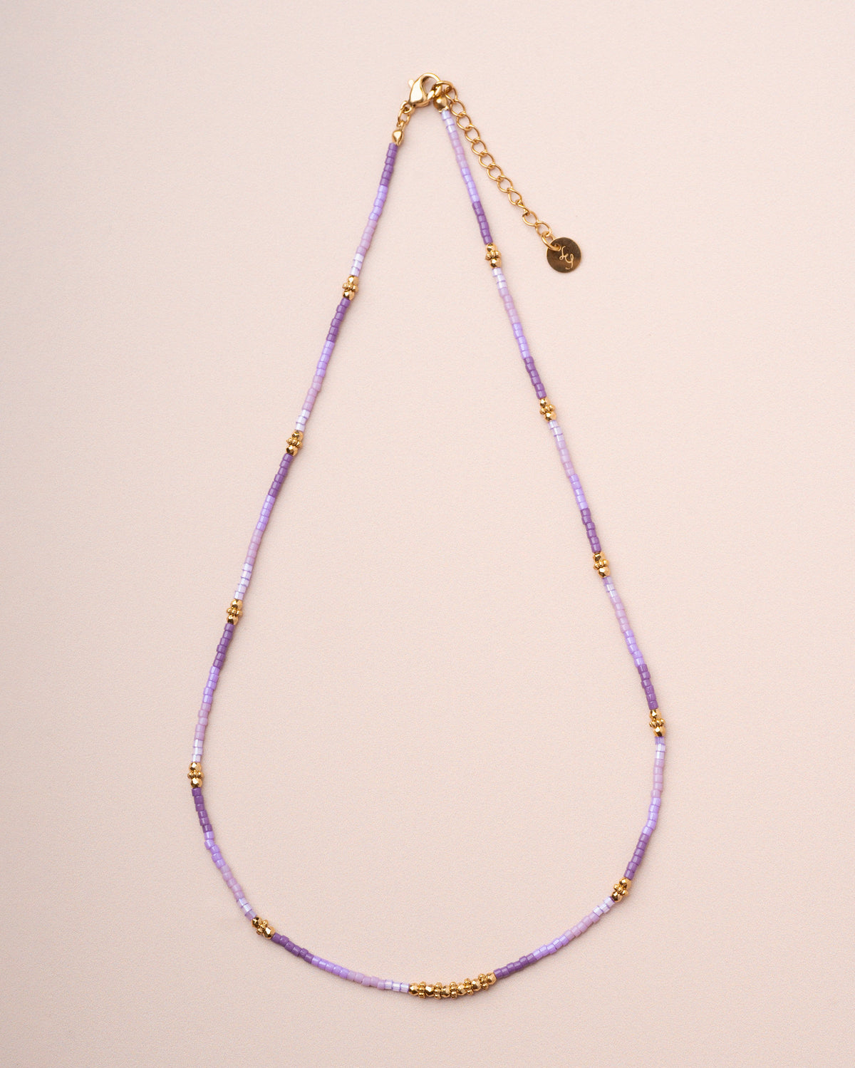 LES CLEIAS | Armene Bead Necklace - Violet
