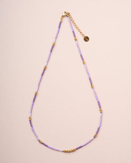 LES CLEIAS | Armene Bead Necklace - Violet
