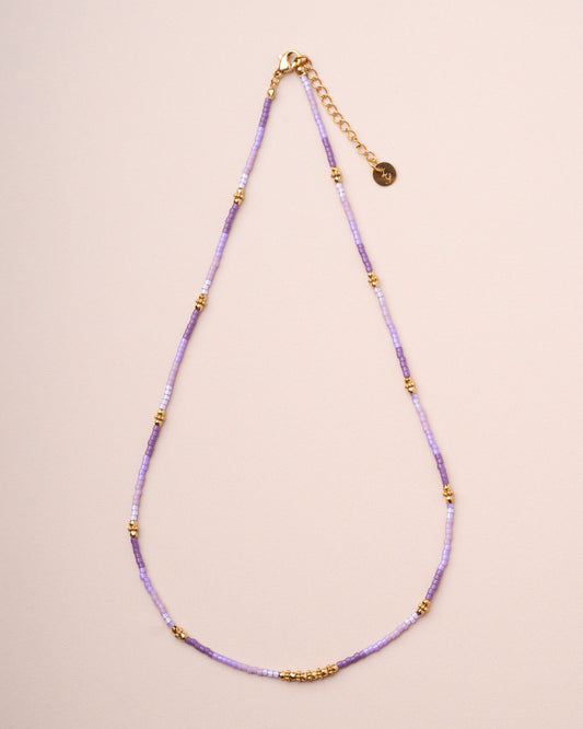 Necklace Armene Bead Neck Violet