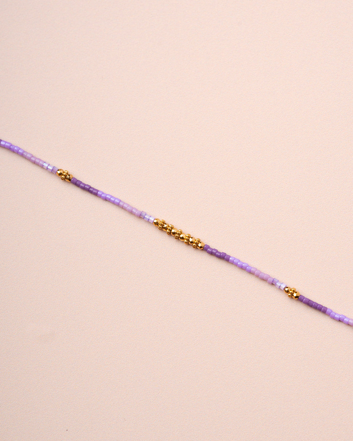 LES CLEIAS | Armene Bead Necklace - Violet