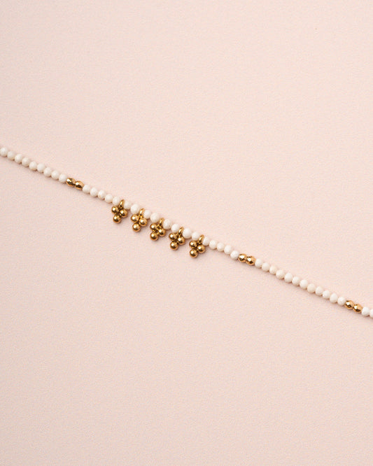 Necklace Akar Stones Neck White