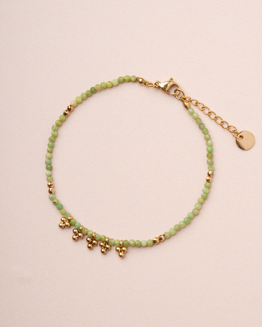 Bracelet Akar Stone Brace Olive-Green