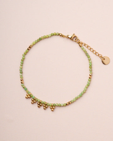 Bracelet Akar Stone Brace Olive-Green