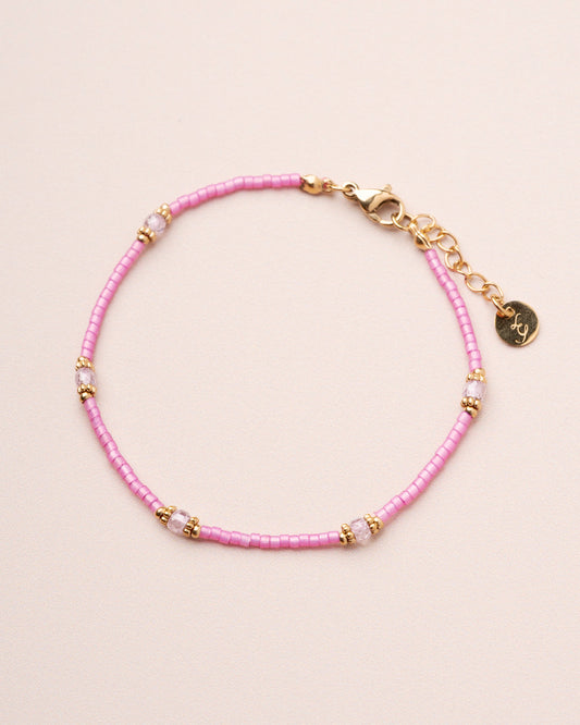 Bracelet Meillet Bead Br Fushia