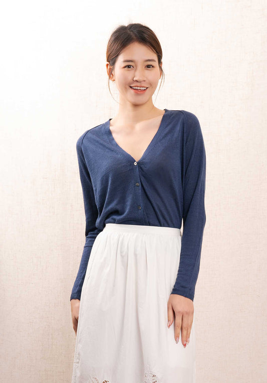 Cardigan Moana Bbma517 06-Navy
