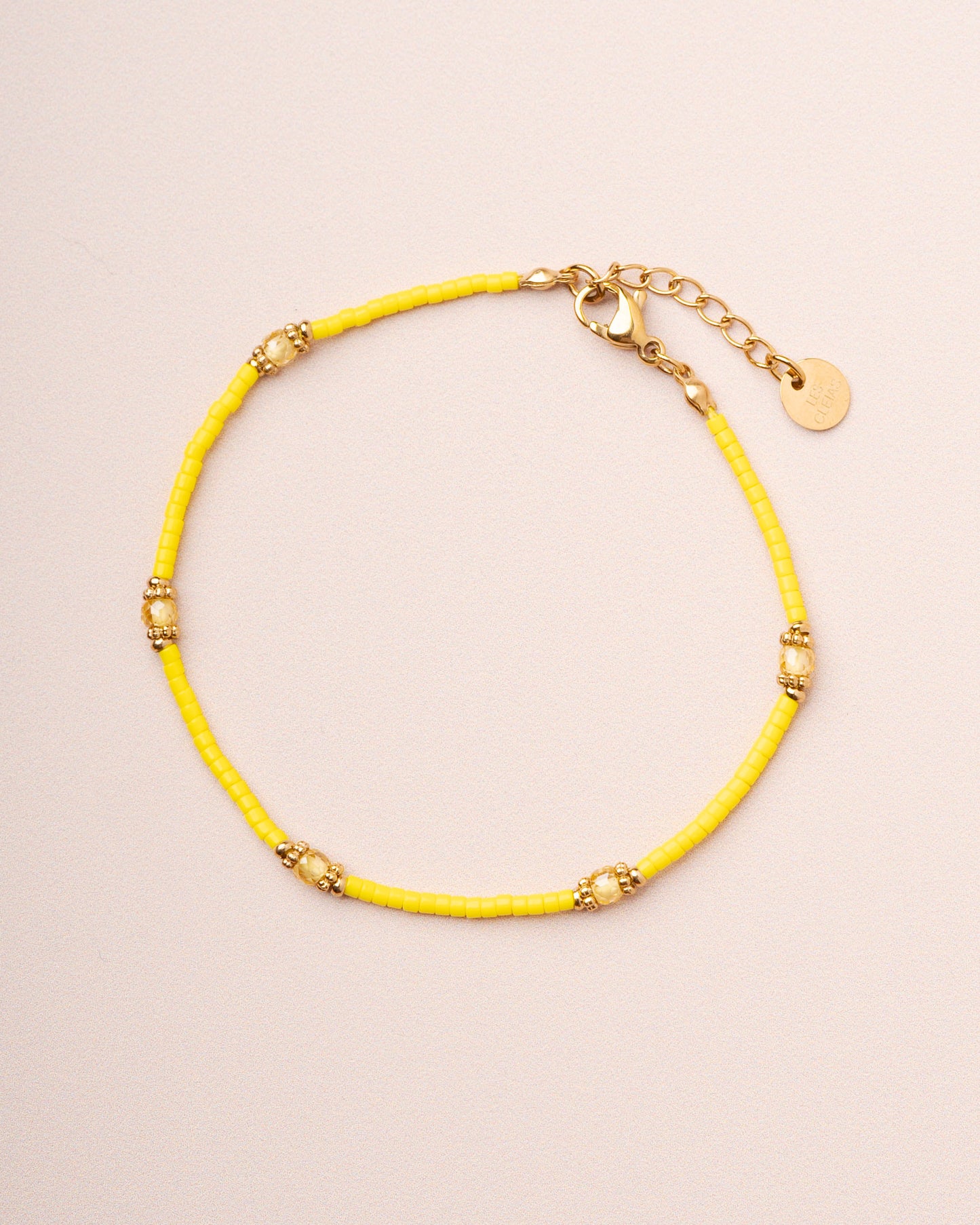 Bracelet Meillet Bead Br Yellow