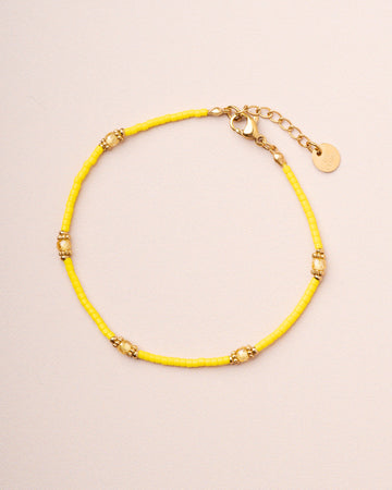 Bracelet Meillet Bead Br Yellow