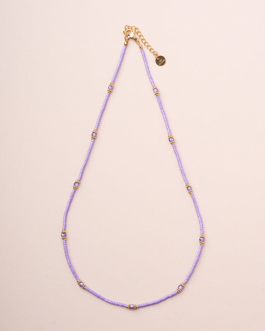 Necklace Meillet Bead Nec Parme