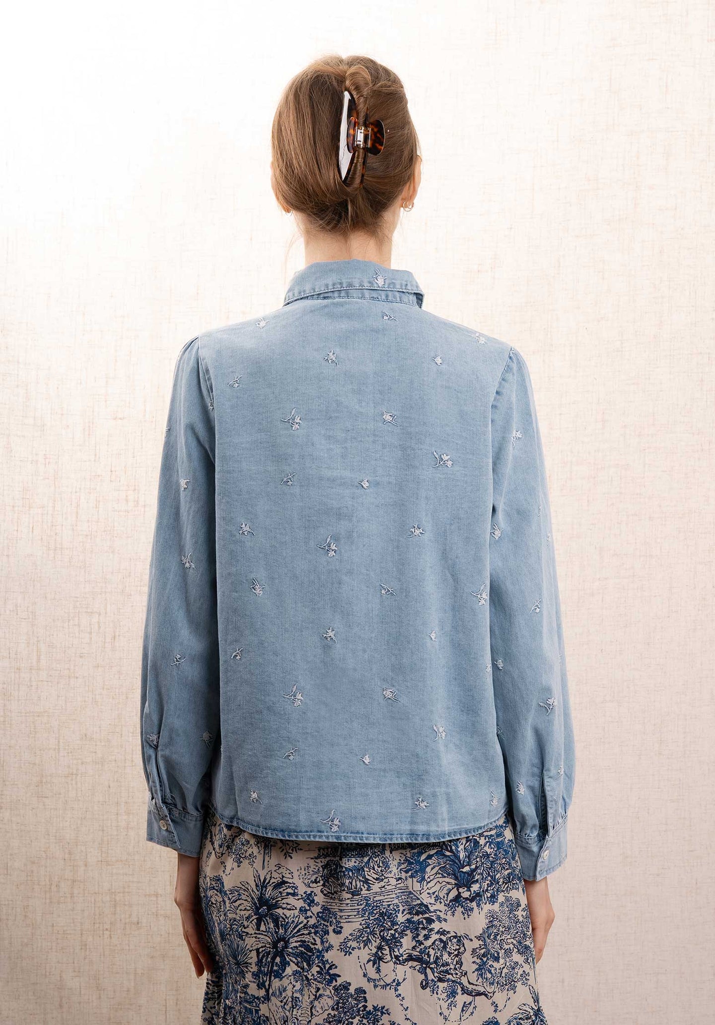 Shirt J0664 Jeans-Bleu