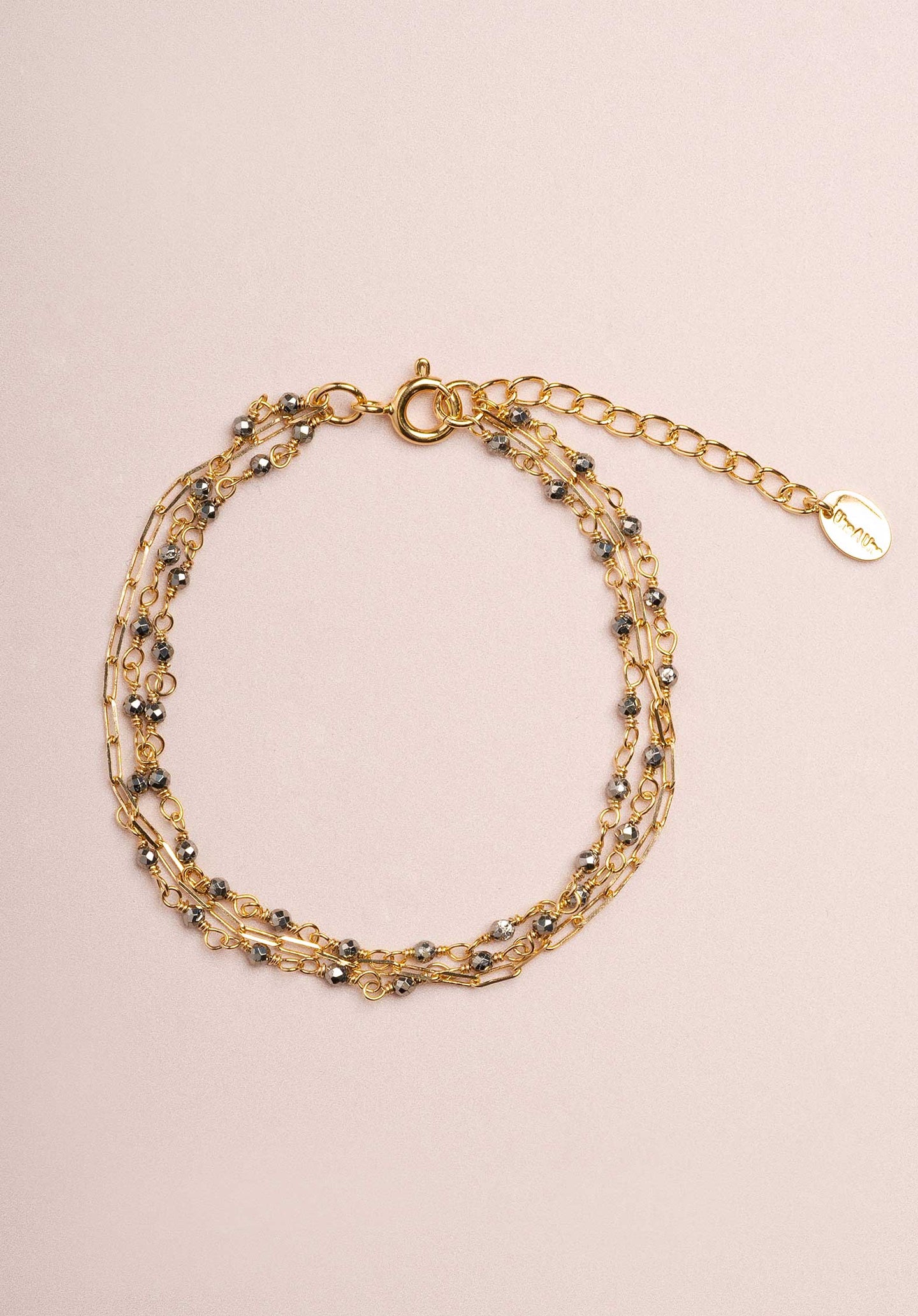 Bracelet 2britp Pyrite