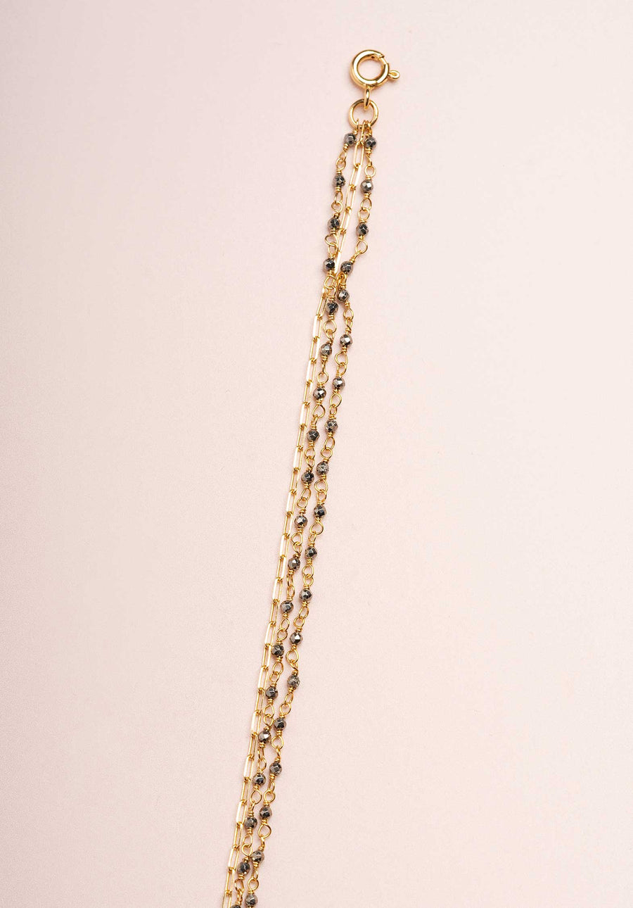 Bracelet 2britp Pyrite