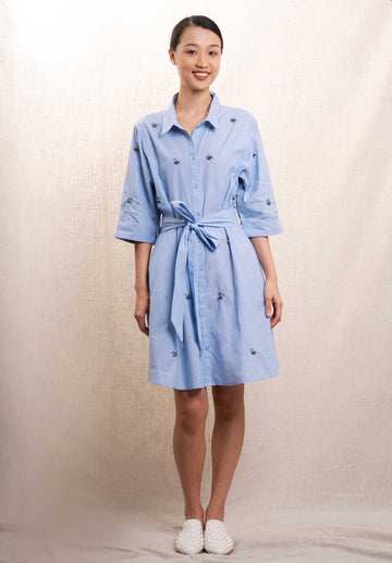 Dress Bony Short Lt-Blue