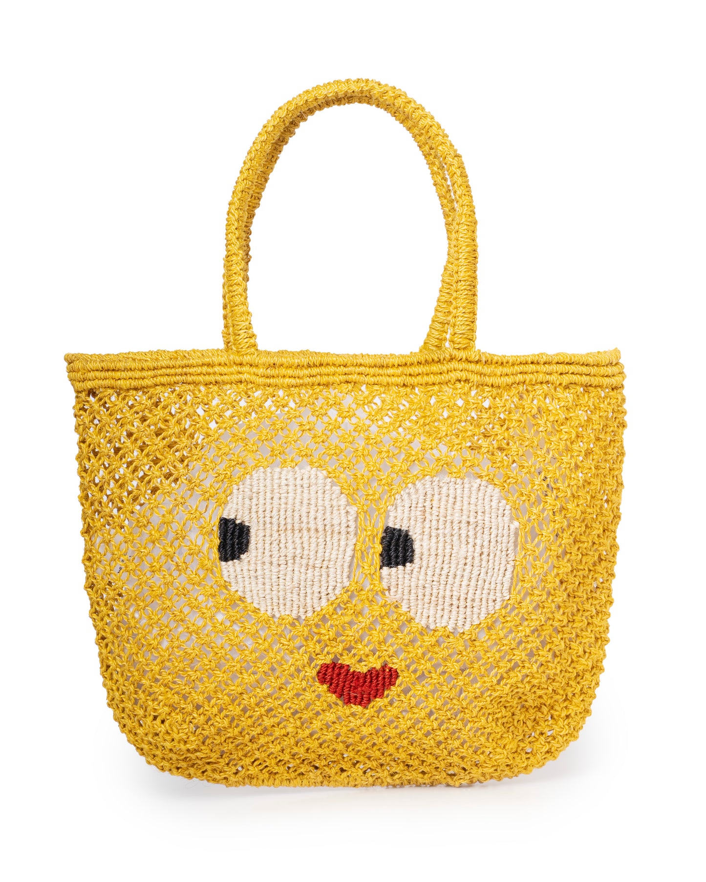 Women's Jute Beach Bag – Sweetheart Peach | Eco-Friendly Summer Tote