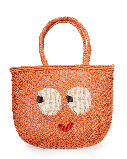 Women's Beach Bag Raffia Straw - Sweetheart Peach