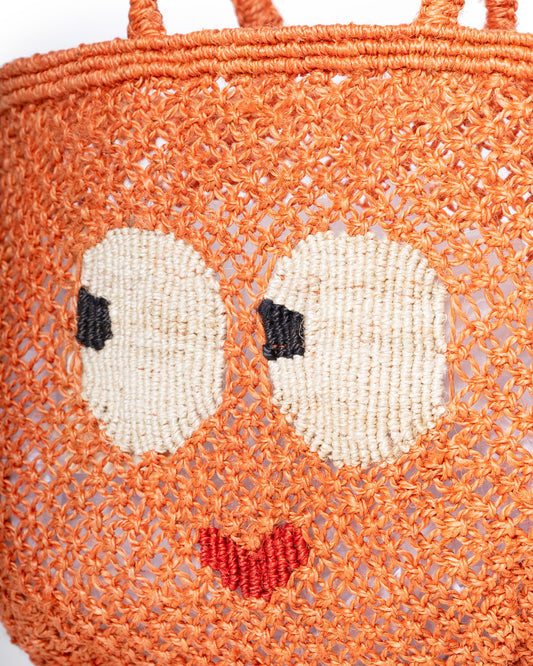 Women's Beach Bag Raffia Straw - Sweetheart Peach