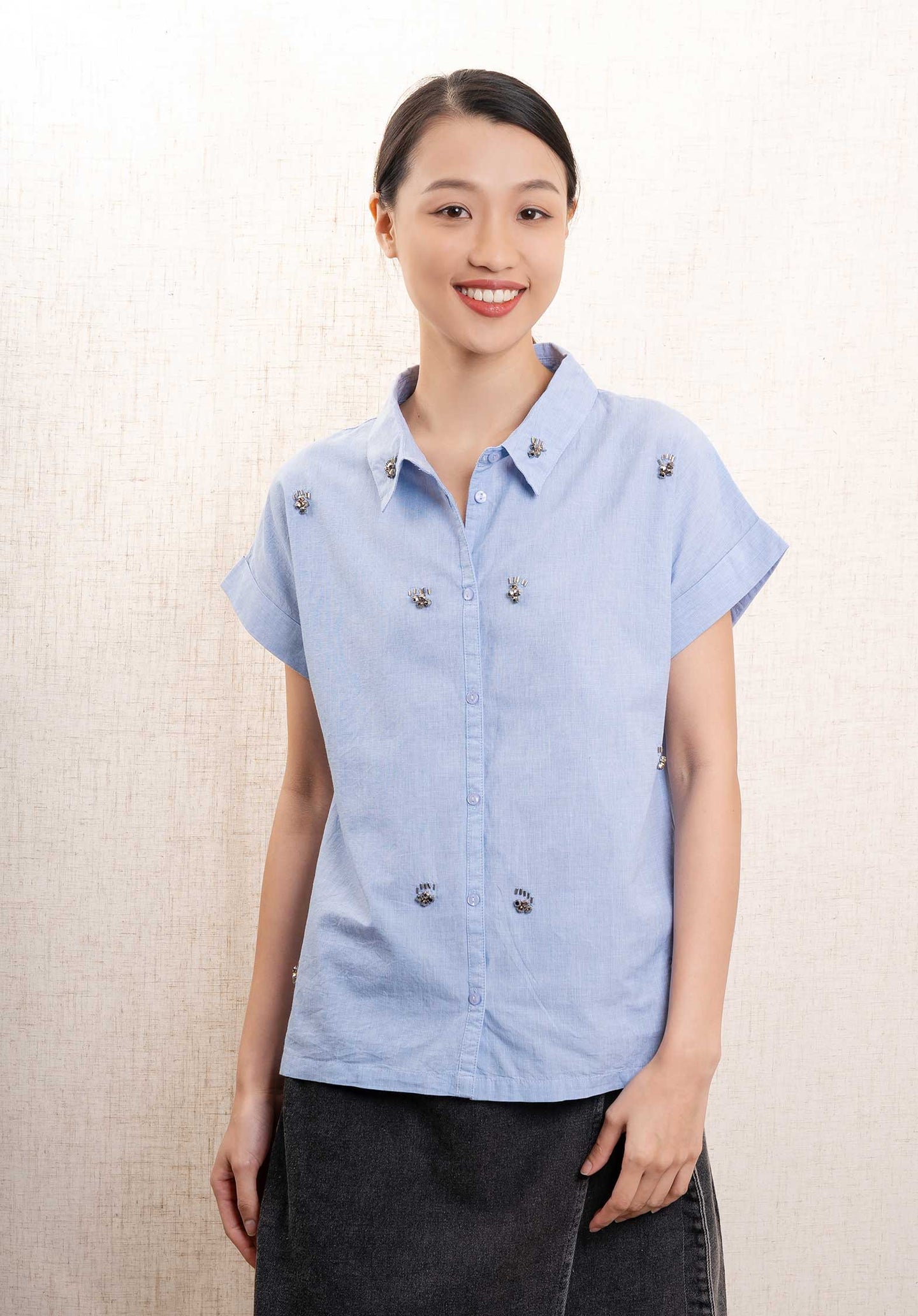 Shirt Ines Lt-Blue