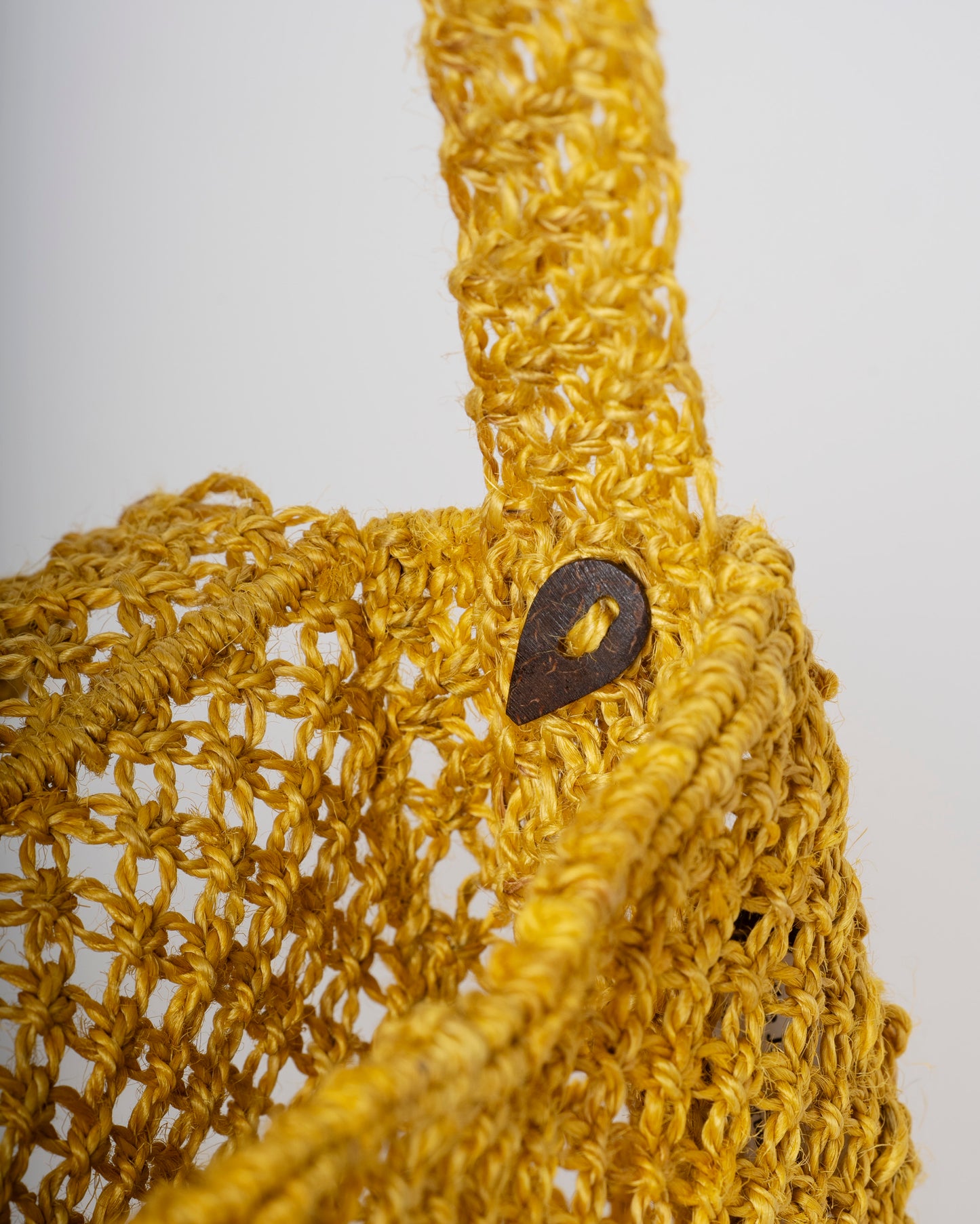 Women Beach Tote Bag Premium Cotton Canvas - Yellow