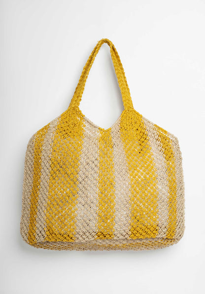 Beach Bag Drew Peace Yellow